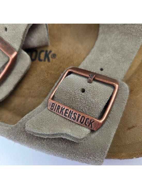 Birkenstock Arizona BS Taupe Sandals Mens Size 13 EU 46 Suede Leather main image 7